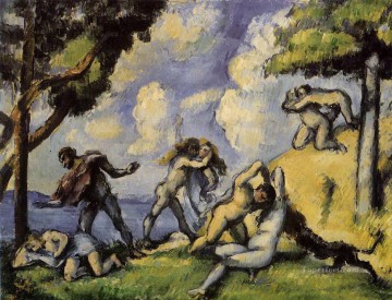 Paul Cezanne Painting - La batalla del amor Paul Cézanne